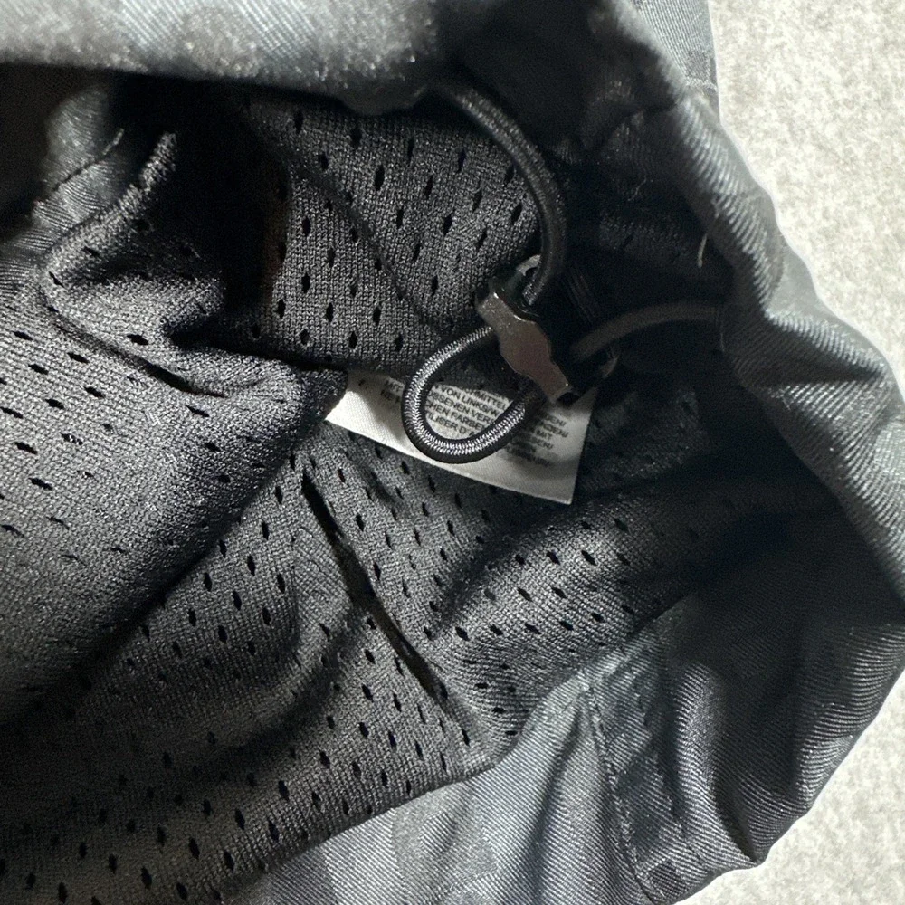 Adidas Track Jacket & Pants Men's Medium Black Logo‎ All Over Print Hooded Lined
